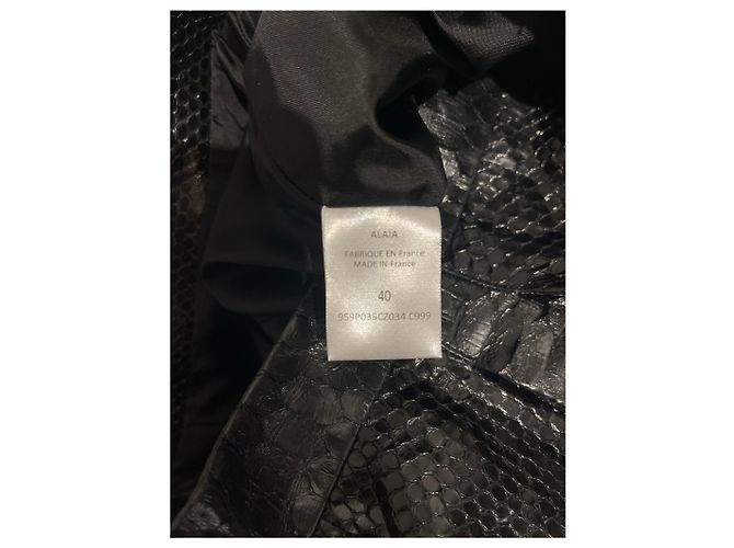 Short Alaïa schwarz T.38 - Ansicht 7