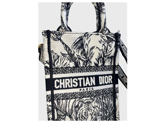 Autre Marque Borsa Dior Book Tote mini Nero - vista 3