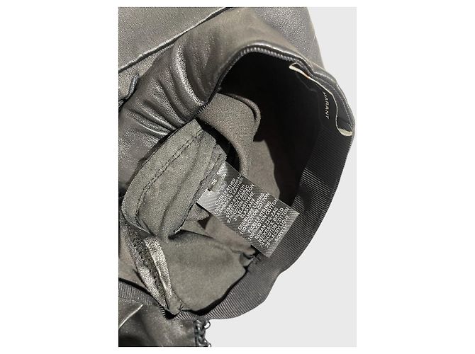Pantalones capri Isabel Marant de cuero T.36 Negro - vista 6