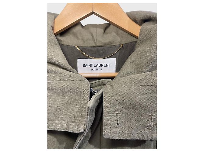 Autre Marque Capa Saint Laurent caqui T.40 - vista 5