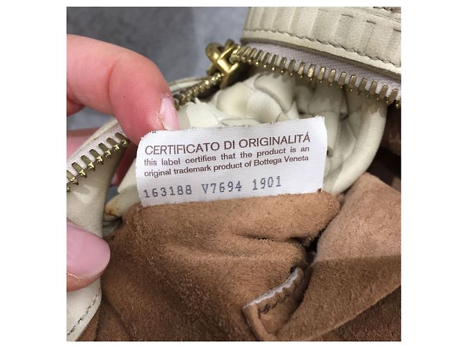 Borsa Bottega Veneta ecru Beige - vista 8