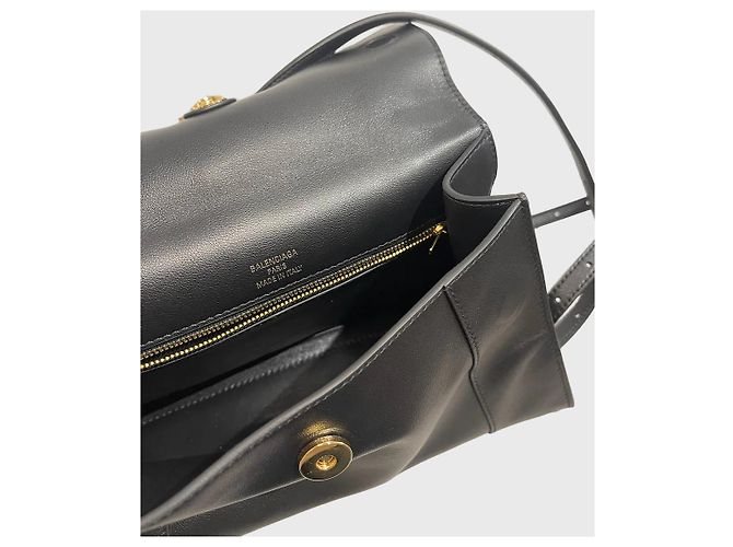 Borsa Balenciaga Hourglass Soft Nero - vista 10