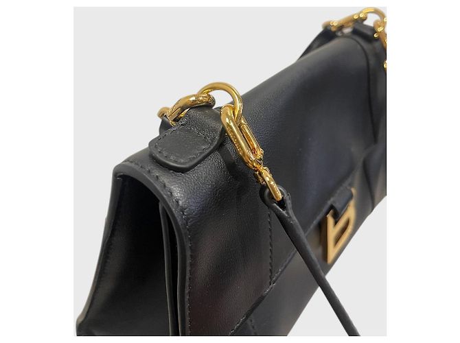 Borsa Balenciaga Hourglass Soft Nero - vista 6