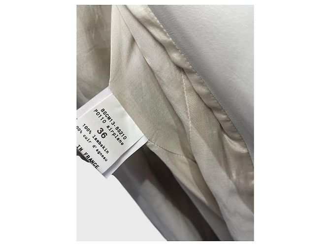 Cappotto Chloé grigio chiaro T.36 - vista 9