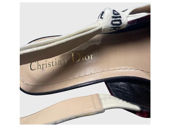 Autre Marque Décolleté Dior J'adior bordeaux T.37.5 Bordò - vista 7