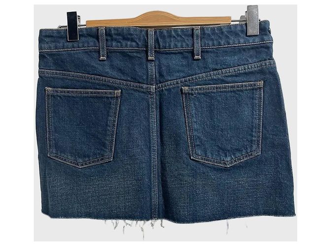Céline Falda Celine de jeans T.29 Azul - vista 4