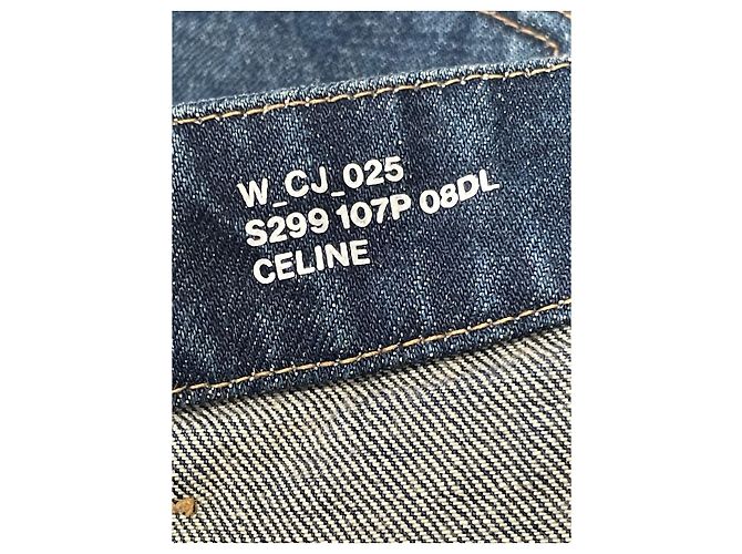 Céline Falda Celine de jeans T.29 Azul - vista 5