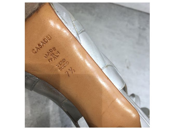 Sandali Casadei Argento T.37 - vista 5