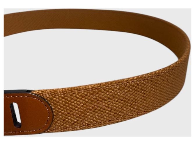 Cintura Hermès camel T.80 Cammello - vista 3