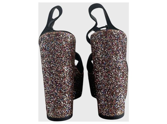 Autre Marque Sandali Saint Laurent neri T.37,5 Nero - vista 5