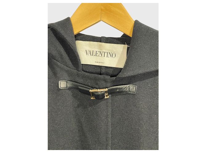 Valentino Garavani Abrigo Valentino negro T.S - vista 4
