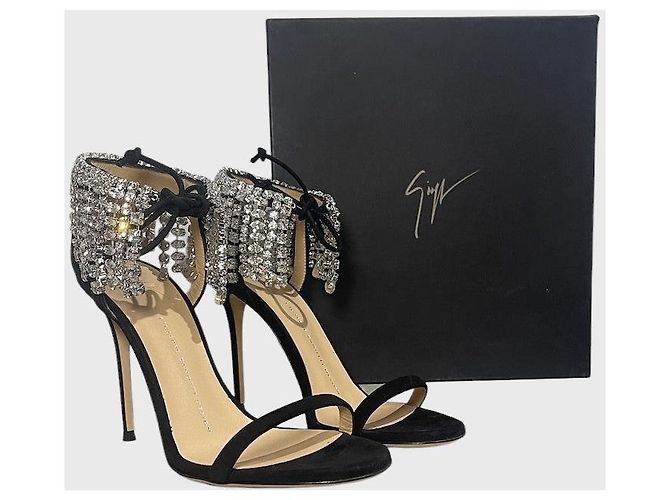 Sandali Giuseppe Zanotti neri T.37.5 Nero - vista 8