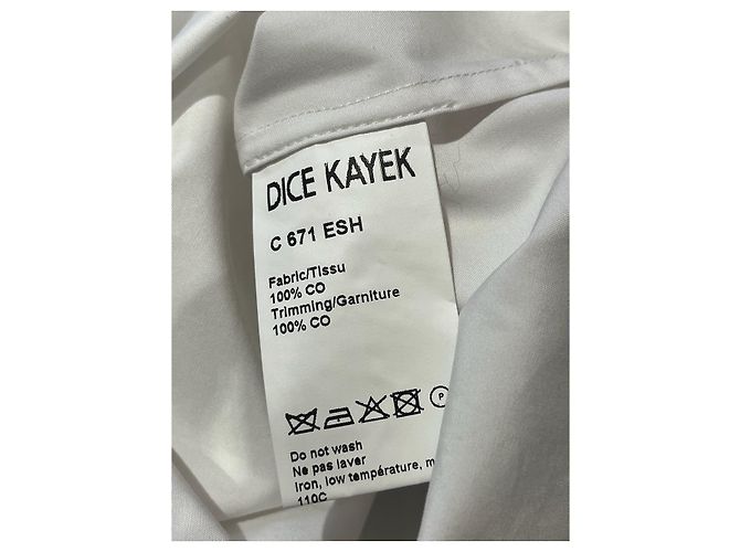 Camisa Dice Kayek blanca T.38 Blanco - vista 6