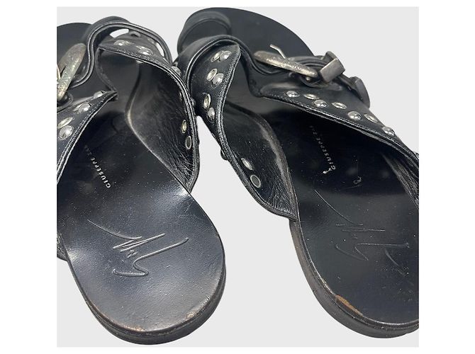 Sandali Giuseppe Zanotti neri T.40 Nero - vista 6