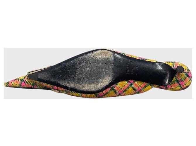 Mules Balenciaga Knife BB T.38 Giallo - vista 6
