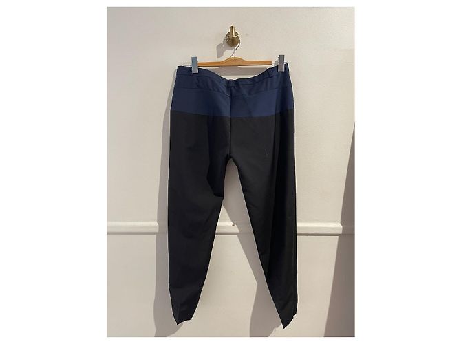 Pantaloni Balenciaga neri e blu T.40 Nero - vista 3