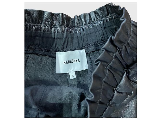 Short Nanushka noir T.S Negro - vista 4