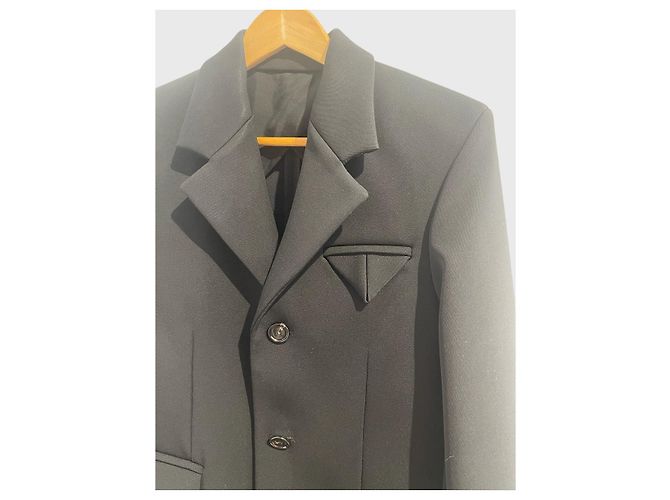 Abrigo Bottega Veneta negro T.34 - vista 2