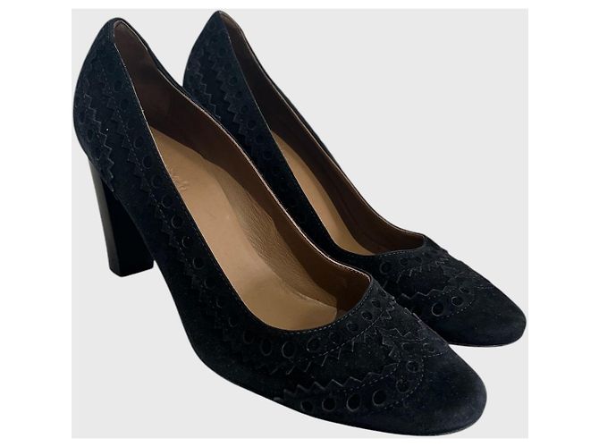 Décolleté Hermès neri T.38,5 Nero - vista 2
