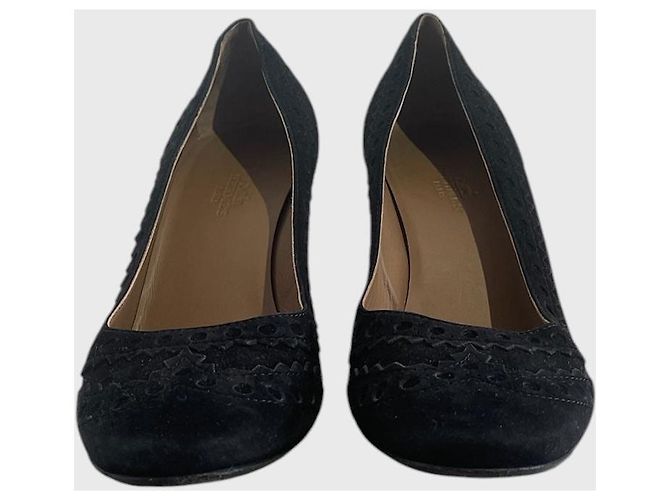Décolleté Hermès neri T.38,5 Nero - vista 3