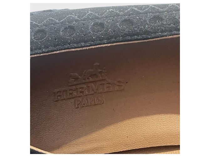 Décolleté Hermès neri T.38,5 Nero - vista 6