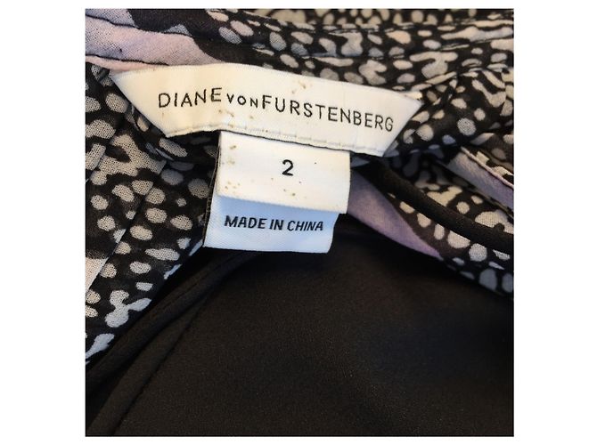 Diane Von Furstenberg Kleid T.2 Grau - Ansicht 4
