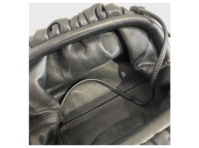 Borsa Bottega Veneta Mini Pouch Nero - vista 6