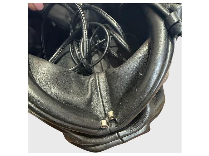 Borsa Bottega Veneta Mini Pouch Nero - vista 8
