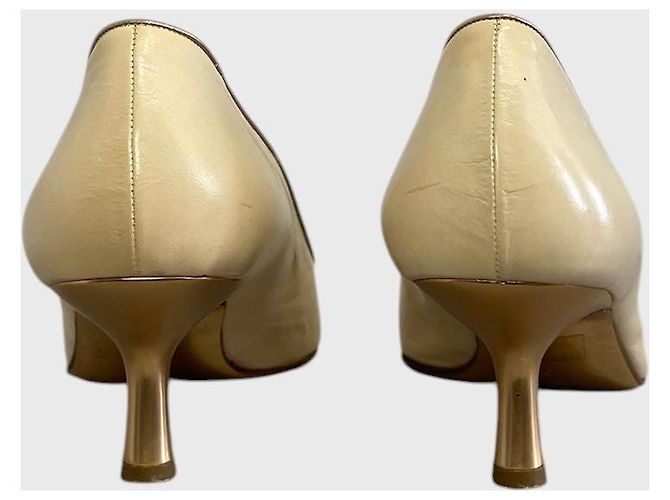 Chanel gold Pumps T.37 Beige - Ansicht 4