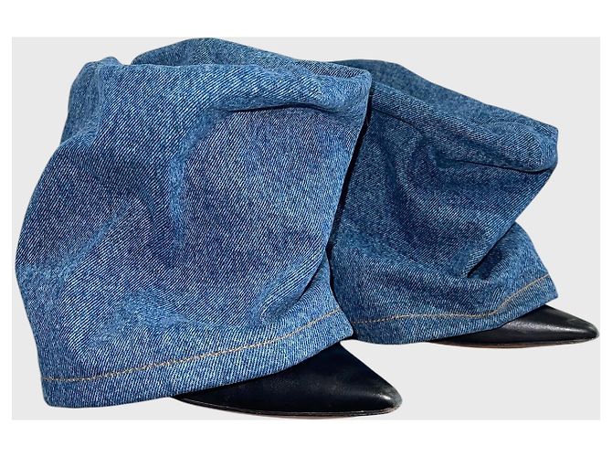 Loewe Boots aus Jeans T.39 Blau - Ansicht 2
