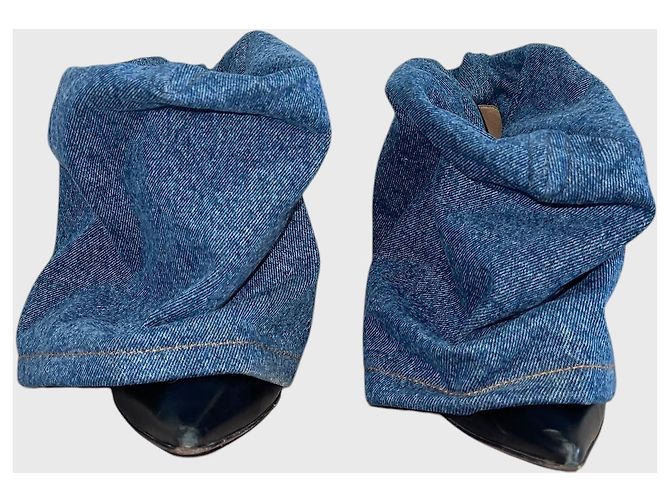 Loewe Boots aus Jeans T.39 Blau - Ansicht 3