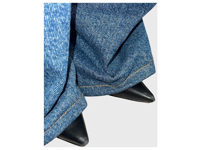 Loewe Boots aus Jeans T.39 Blau - Ansicht 6