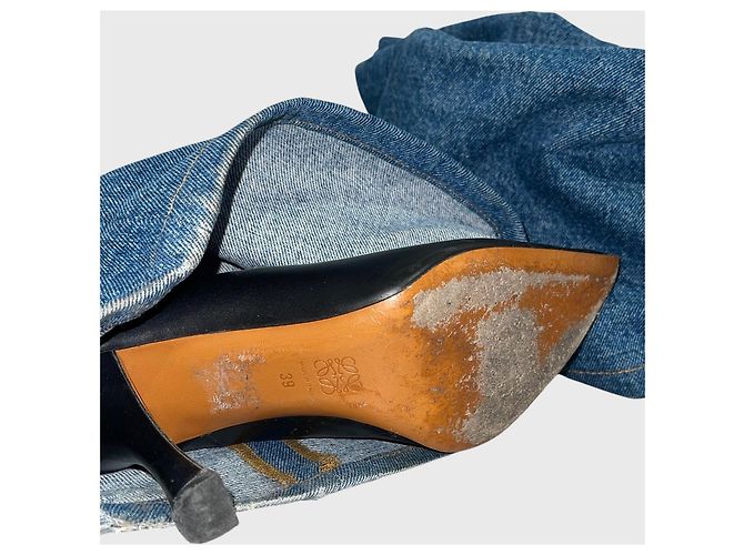 Loewe Boots aus Jeans T.39 Blau - Ansicht 7