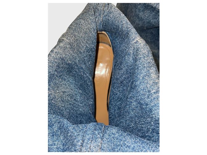 Loewe Boots aus Jeans T.39 Blau - Ansicht 8