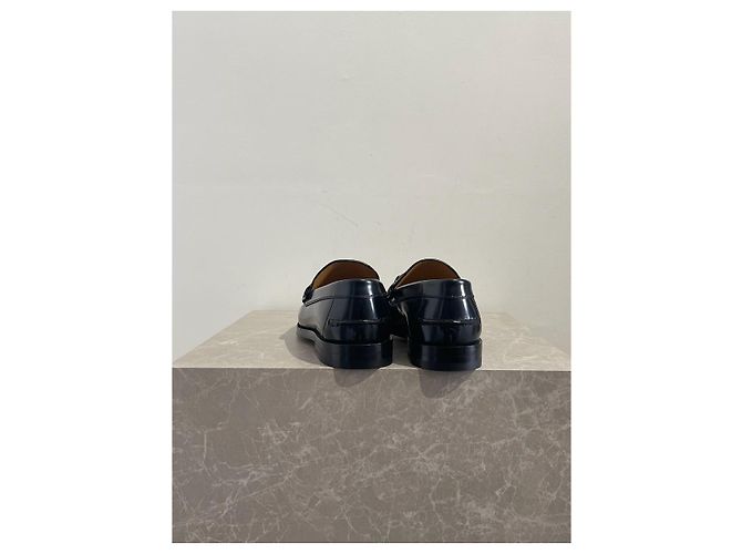 Mocassini Gucci neri T.41 Nero - vista 6
