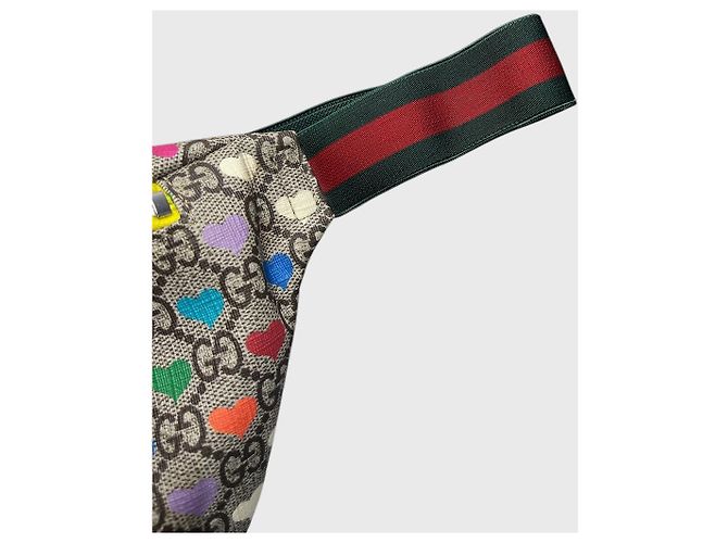 Cintura con borsa Gucci cuori Multicolore - vista 3