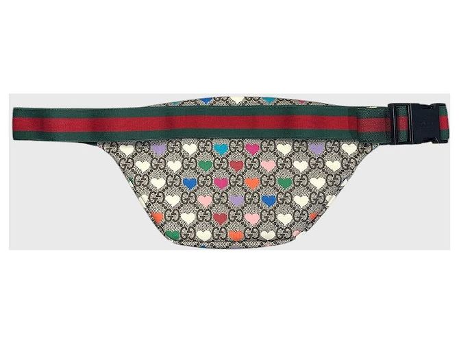 Cintura con borsa Gucci cuori Multicolore - vista 4