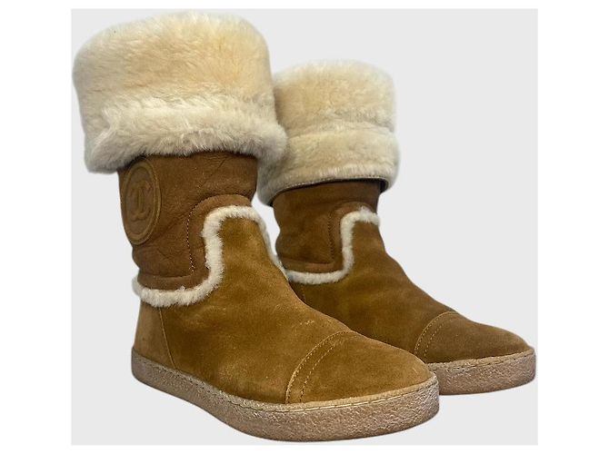Botas Chanel camel T.36 Camello - vista 2