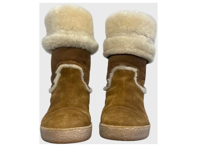Botas Chanel camel T.36 Camello - vista 3