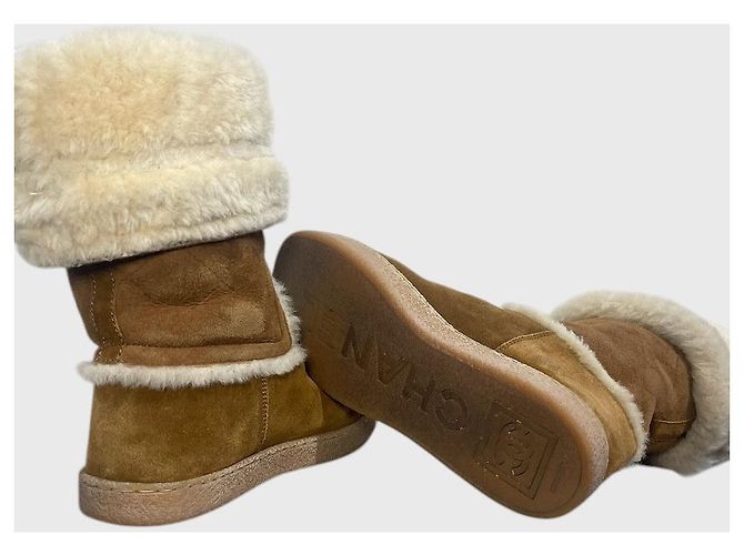 Botas Chanel camel T.36 Camello - vista 5