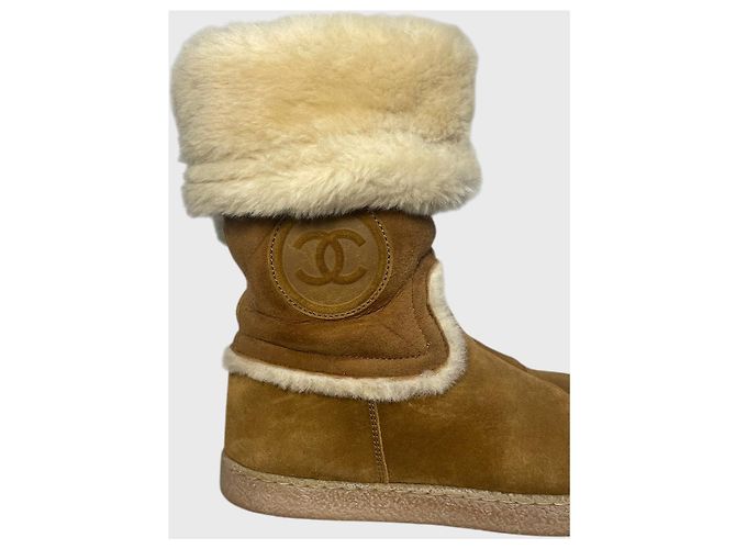Botas Chanel camel T.36 Camello - vista 6