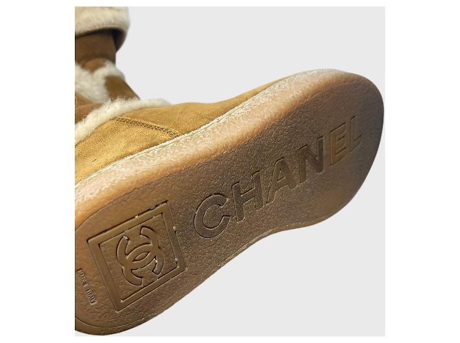 Botas Chanel camel T.36 Camello - vista 8