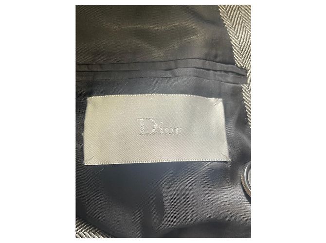 Autre Marque Abrigo Dior gris T.36 Negro - vista 6