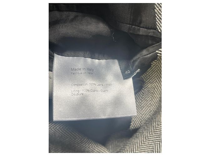 Autre Marque Abrigo Dior gris T.36 Negro - vista 7