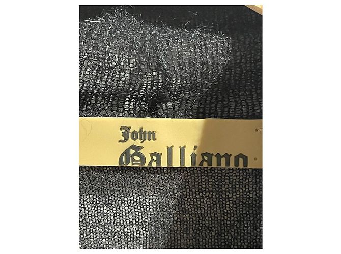 Pull John Galliano noir T.38 - vue 4