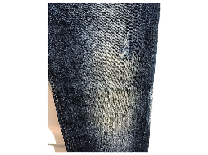 Jeans Slim Fit Dsquared2 de algodão azul Tamanho 40 - vista 3