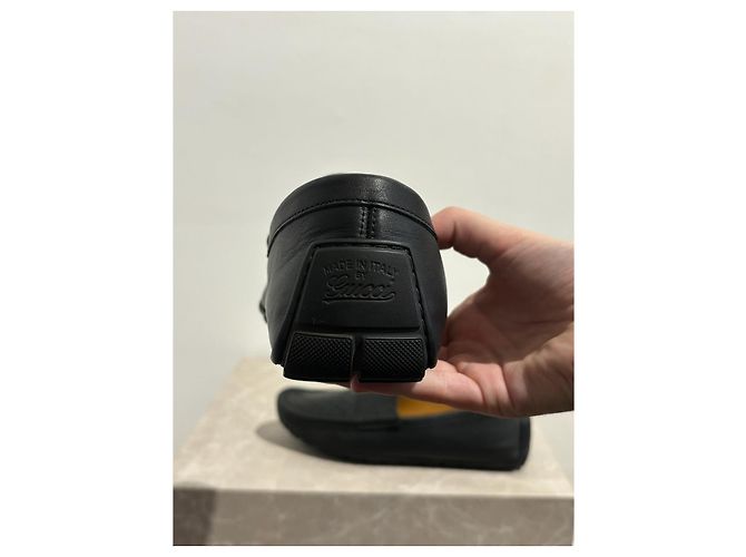 Mocassini Gucci neri T.40 Nero - vista 6