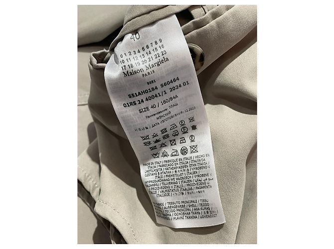 Maison Martin Margiela Trench Maison Margiela T.36 Beige - vista 10
