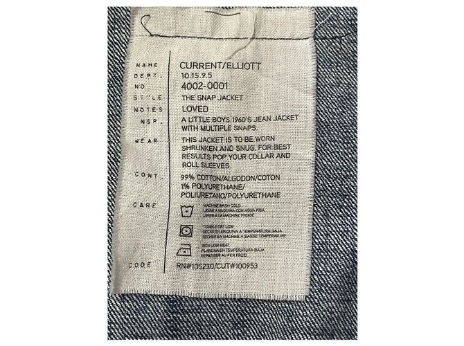Current Elliott Giacca di jeans Current Elliot T.0 Blu - vista 5