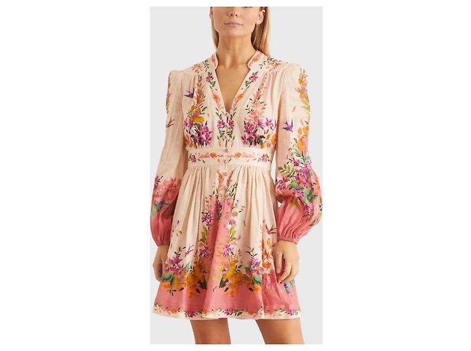 Zimmermann Tropicana Kleid T.1 Pink - Ansicht 2